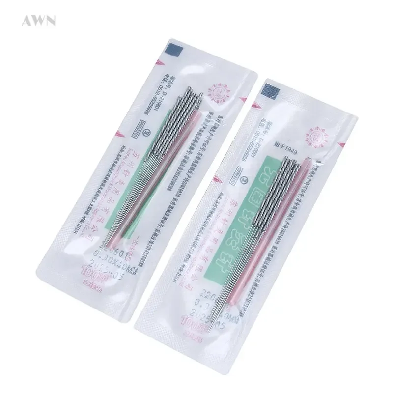 500Pcs/box Guide Tube Acupuncture Needle Huaqiu Sterile Needle Beauty Massage Muscle Stimulation Eased Pain