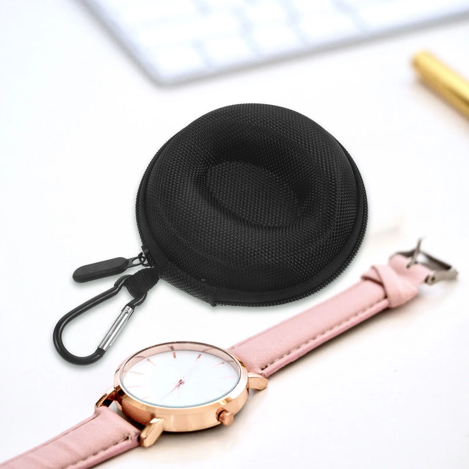 

2Pcs Eva Watch Storage Holder Portable Professional Watch Case Travel Organizer Anti-Fall Vibration Storage Accessories