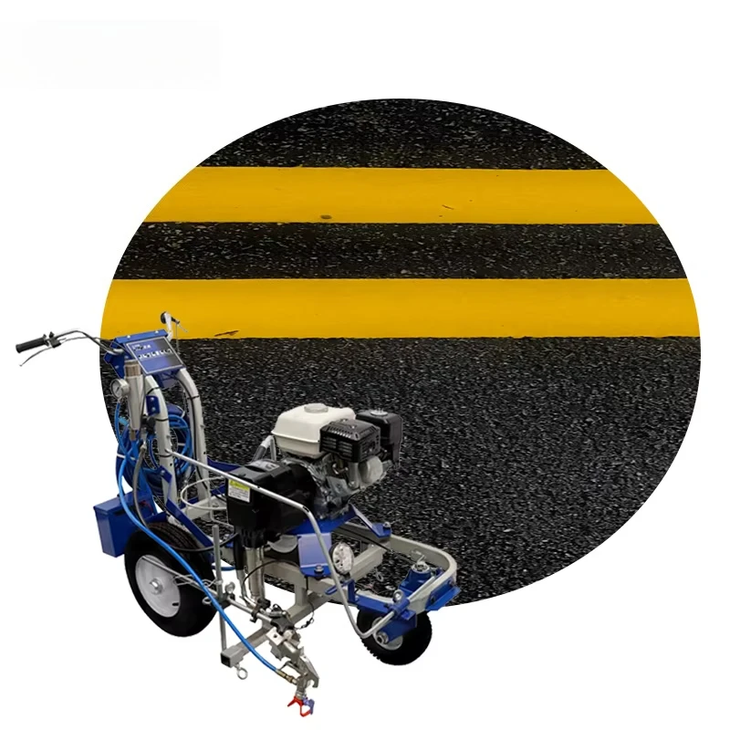 5HP Airless Spray Painting Machine, Imported Hydraulic System, Cold Paint Road Marking, Construction Urban Municipal Equipment