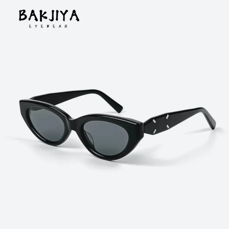 

BAKJIYA New Sexy Narrow Frame Cat Eye Sunglasses Designer Women Outdoor UV400 Casual Trend Shades Polarized Sun Glasses for Men