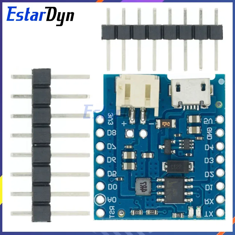 Estardyn Battery Shield V1.1 V1.2 For WEMOS D1 Mini Single Lithium Battery Charging & Boost