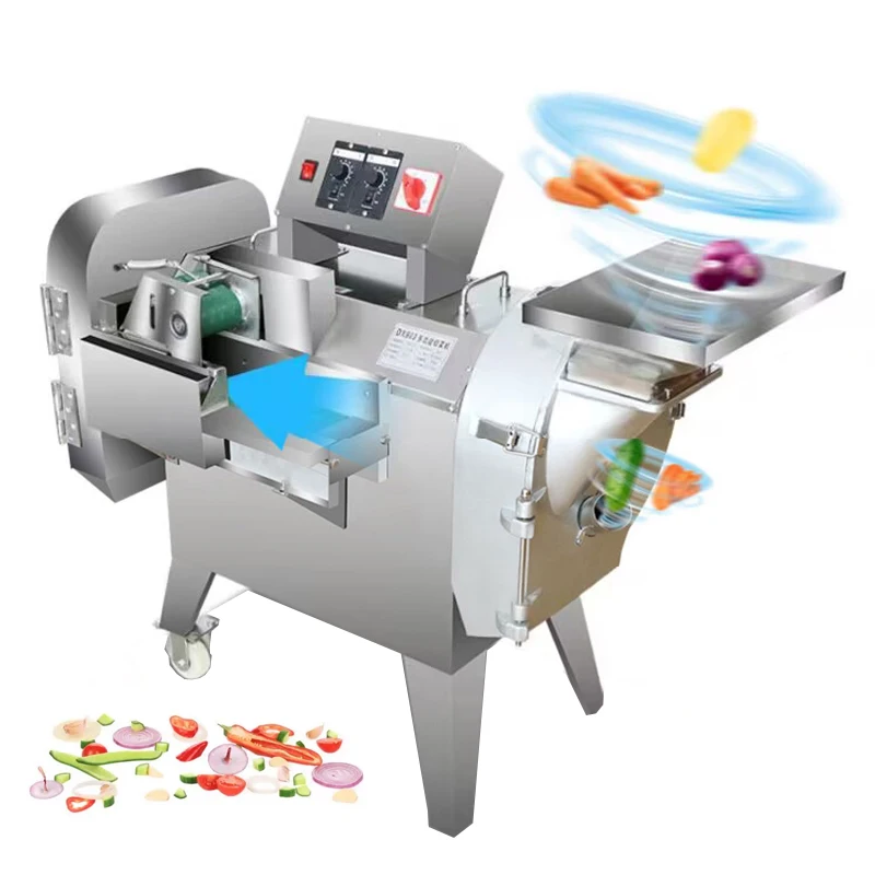 

Electric Vegetable Cutter Multifunctional Onion Cutting Machine Potato Slicer Shredding Dicing Vegetable Cutting Machine