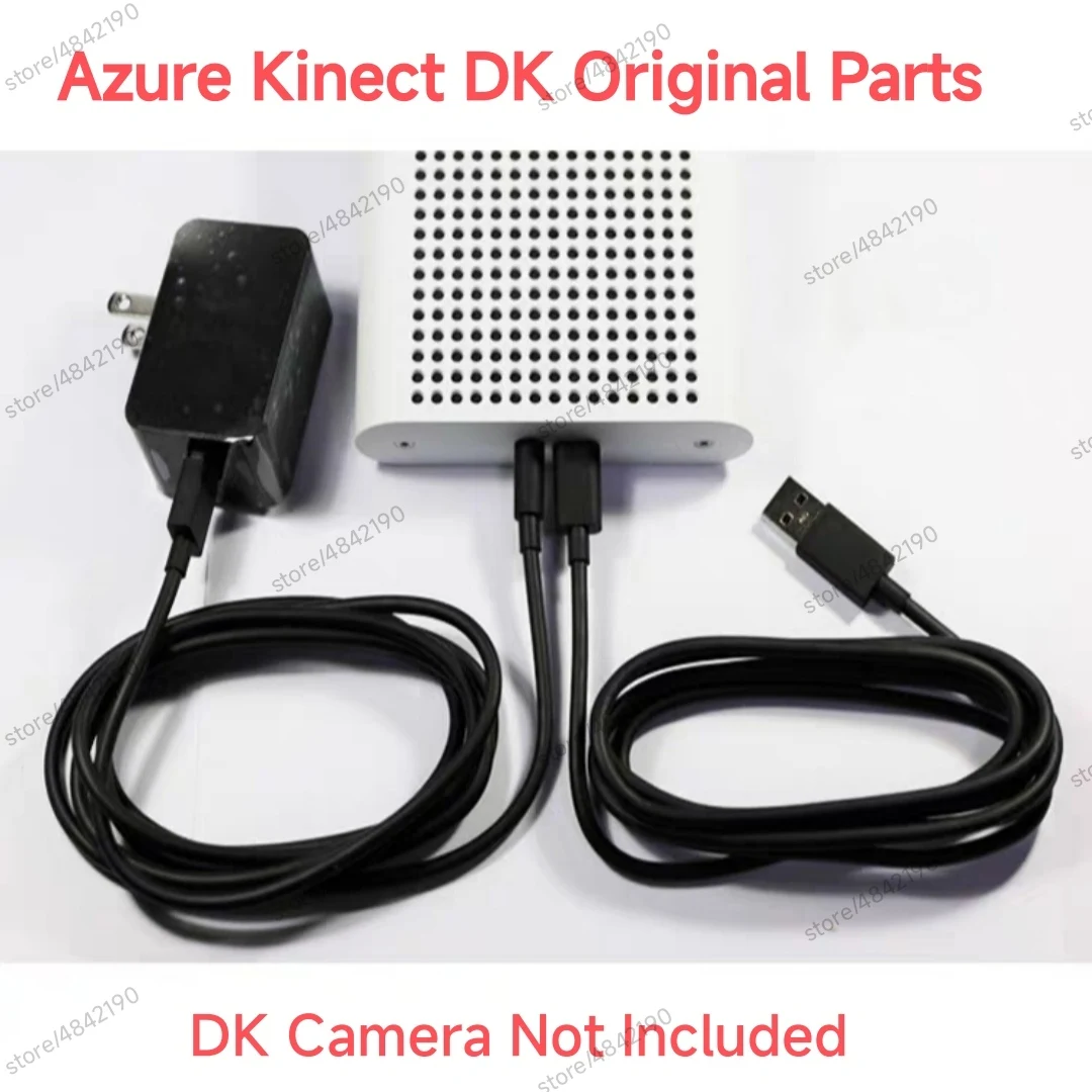 New Power Supply Adapter+Data Cable Set Original for Azure Kinect DK Developer Kit Depth Camera Parts Accessory