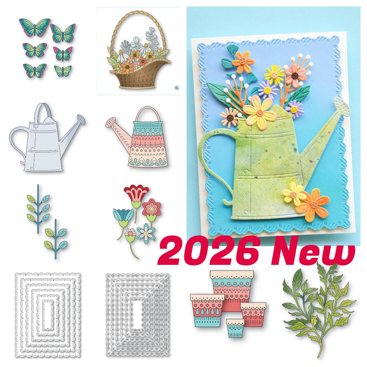 Country Pickup Dies Metal Cutting Dies 2026 New Photo Album Greeting Card Embossing Scrapbooking DIY Handmade