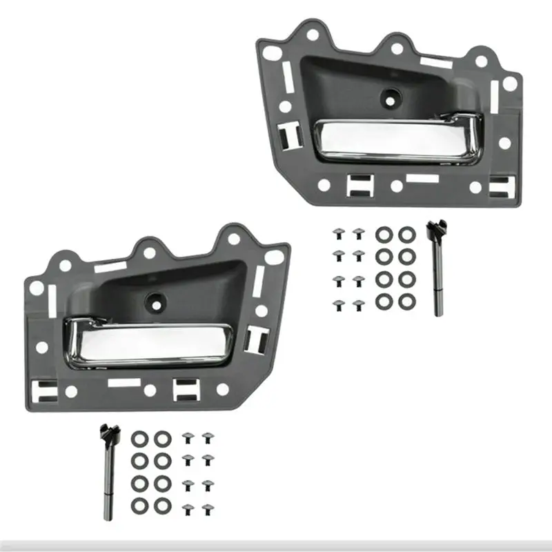 

M45K-1Pair Front Left Right Inside Door Handle Trim Pull 1JV461J3AA 1JV471J3AA For Jeep Grand Cherokee 2005-2011 82139,LHD