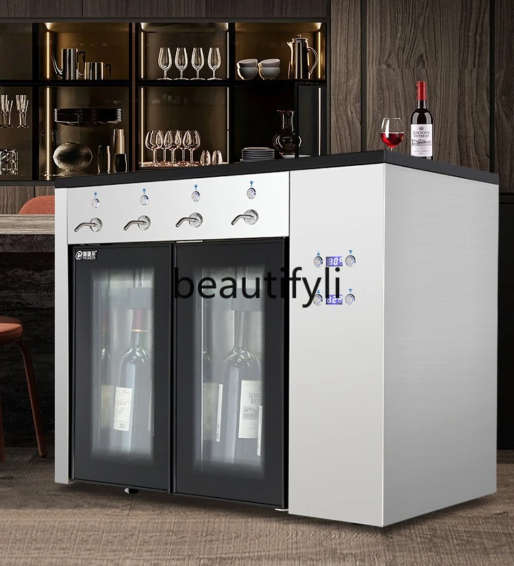 

Stainless steel double temperature constant temperature preservation commercial refrigerated red wine wine ice wine cup machine