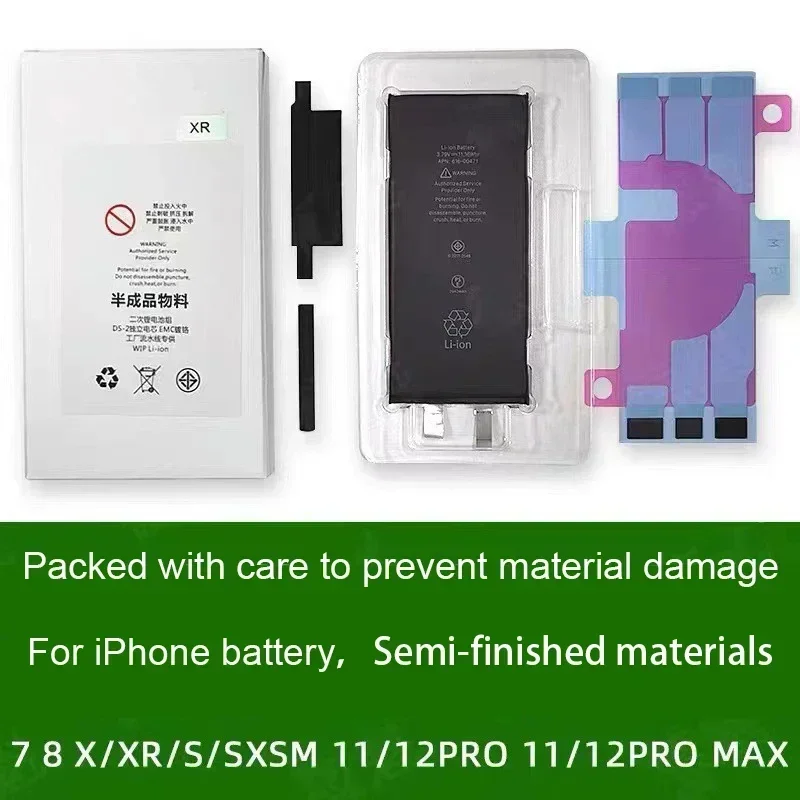 Rechargeable Battery Cell No Without Flex For iPhone  XR X Xs 11 12 13 14 15 Pro Max Mini SE  2 For Apple Battery Cell