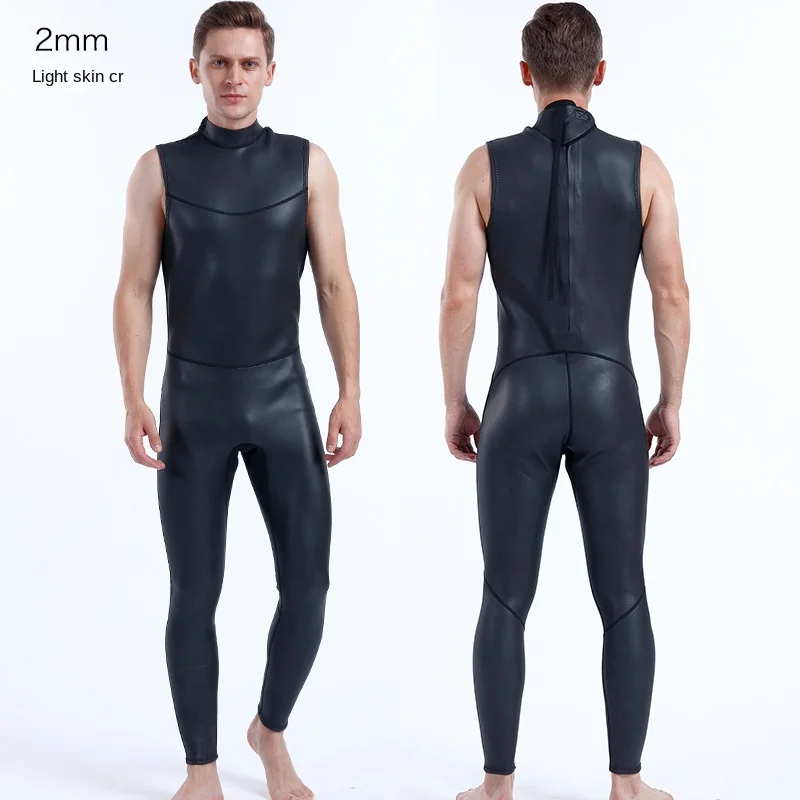 

MYLEDILight LeatherCRMen's One-Piece Diving Suit Diving Suit Triathlon Thermal Outdoor Diving Swimming Suit