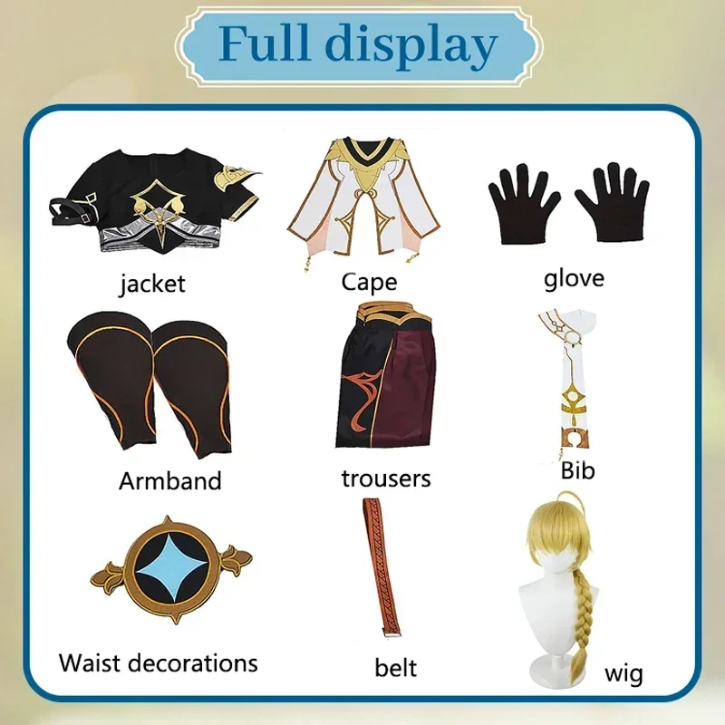 Genshin ชุดคอสตูมผู้ใหญ่ชุดคอสเพลย์ผู้หญิงอนิเมะปาร์ตี้ฮาโลวีนชุดแฟนซี