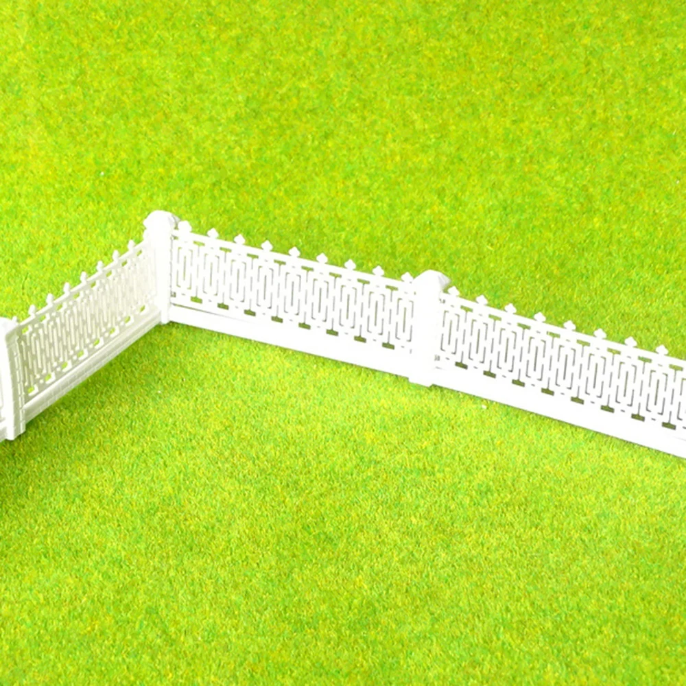 Chzimade Fence Garden Style Miniatures Figurines Architectural Models Accessories Kids Play House  DIY Parts