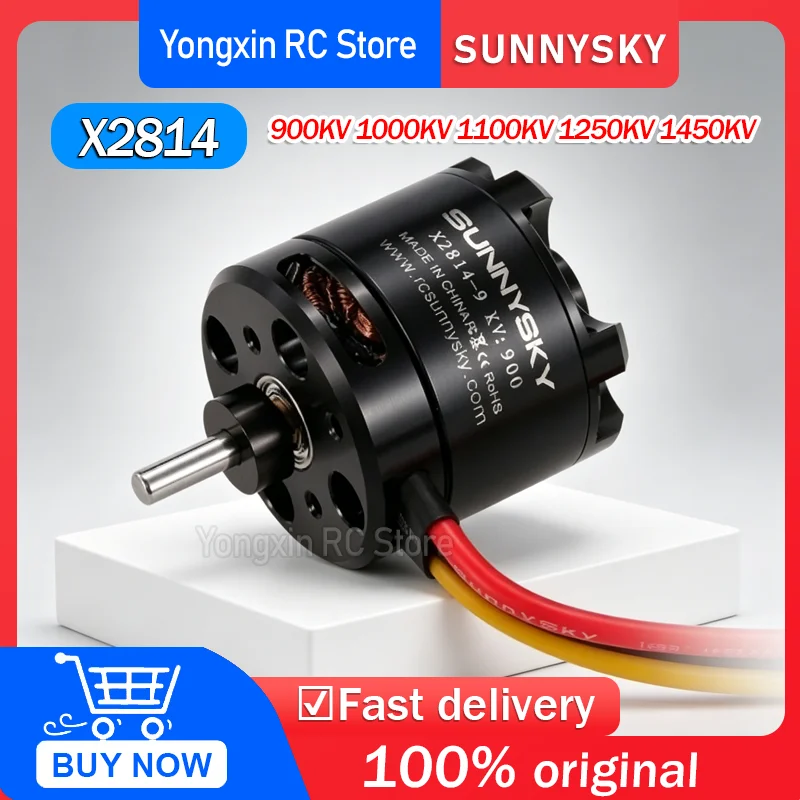 

Бесщеточный двигатель с внешним ротором SUNNYSKY X2814 900KV 1000KV 1100KV 1250KV 1450KV для радиоуправляемых 3D самолетов и авиамоделей с фиксированным крылом