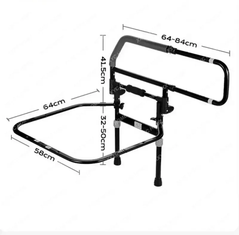 Foldable Bedside Armrest Support For Elderly Disabled Stand Up Assistance Anti Fall Safety Mobility Aids Bedside Handrail
