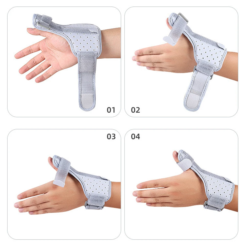 1PC  Wrist Thumb Hand Support Protector Steel Splint Stabiliser Arthritis Carpal Tunnel Wrist Finger Brace Guard