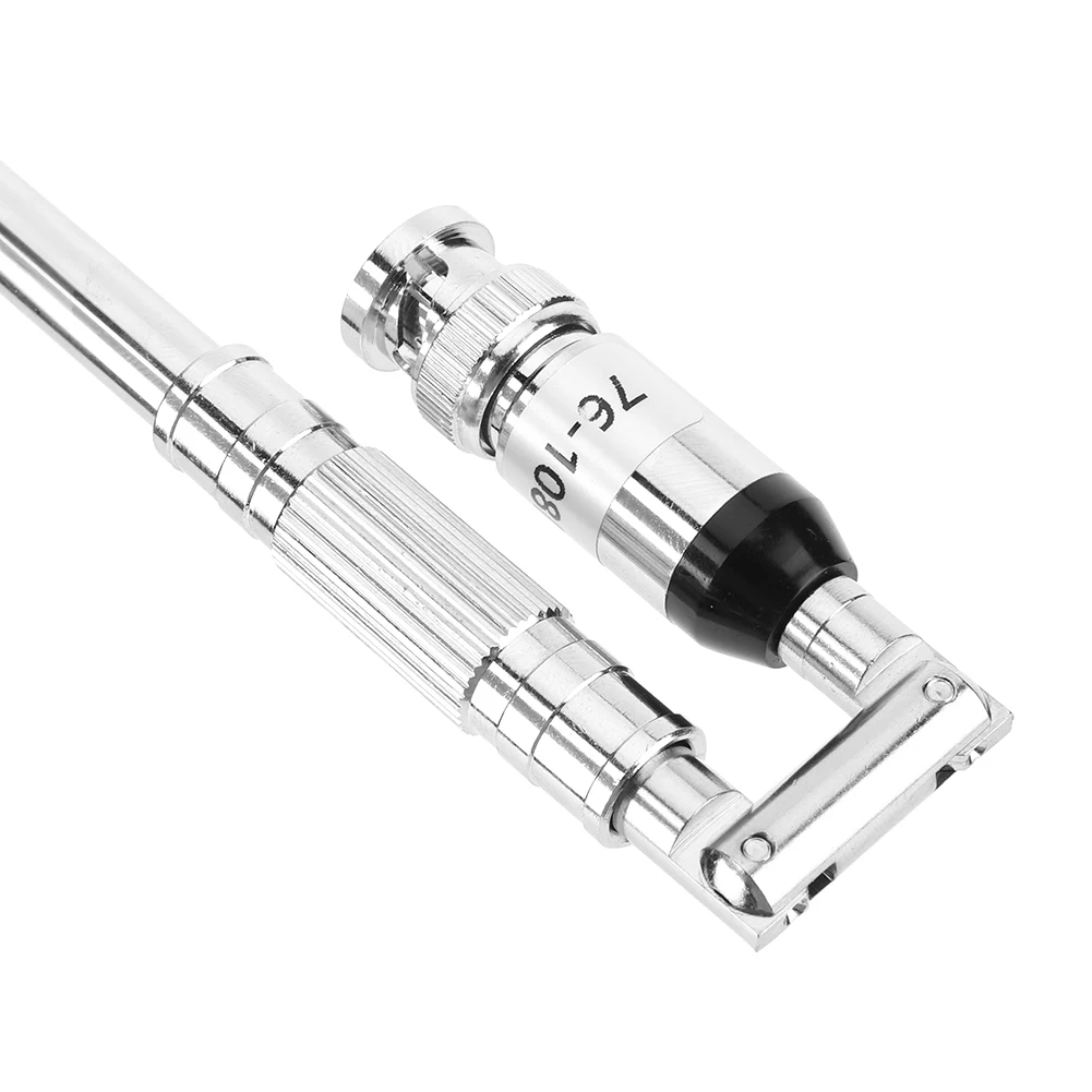 Antena Teleskopik 76-108MHz Antena Radio FM dengan Konektor BNC Penerima Antena Dapat Diperpanjang Antena FM VHF untuk Radio FM