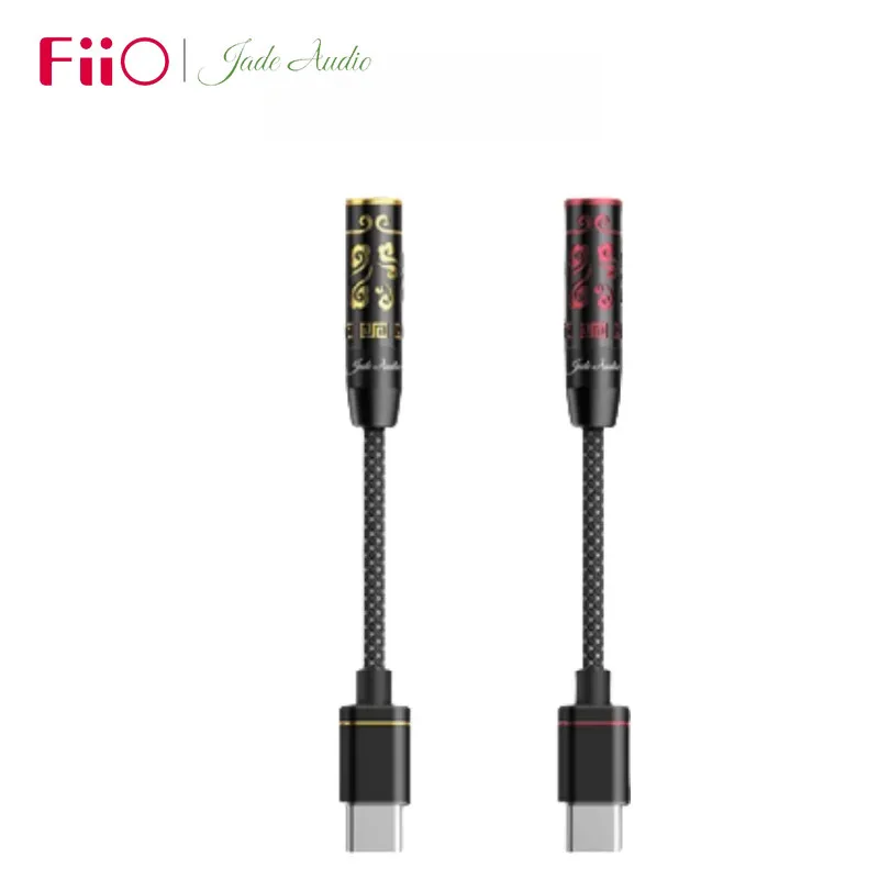 FiiO JIEZI Hoofdtelefoonversterker Draagbare Headset Adapter HiFi Eindversterker DSD PCM 32bit/384kHz DSD256 4.4mm DAC
