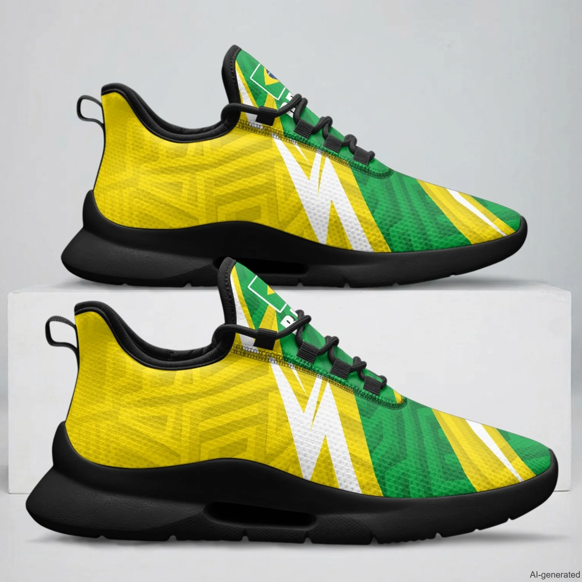 XIXIRIMIDO Tenis Feminino Lace-up Casual Shoes Nurse Sneakers Man Shoes Women's Sneakers and Casual Shoes Brazilian Flag 35-48