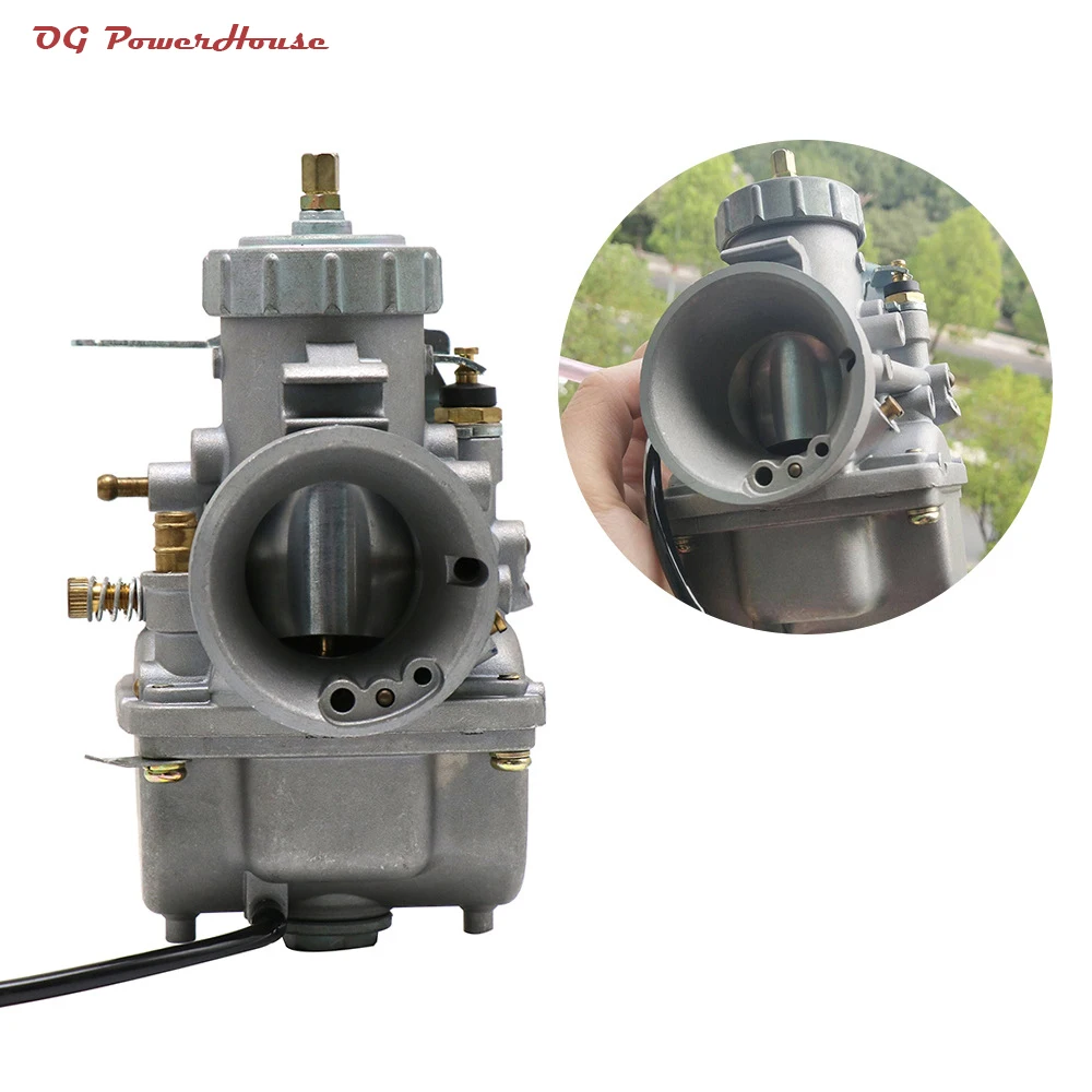 Motorcycle Carburetor 34mm PZ34J VM34-168 Carb Round Slide 2T 4T For ATV Quad Go Kart Dirt Bike XR400 DR400 KLX400 TRX450 KFX