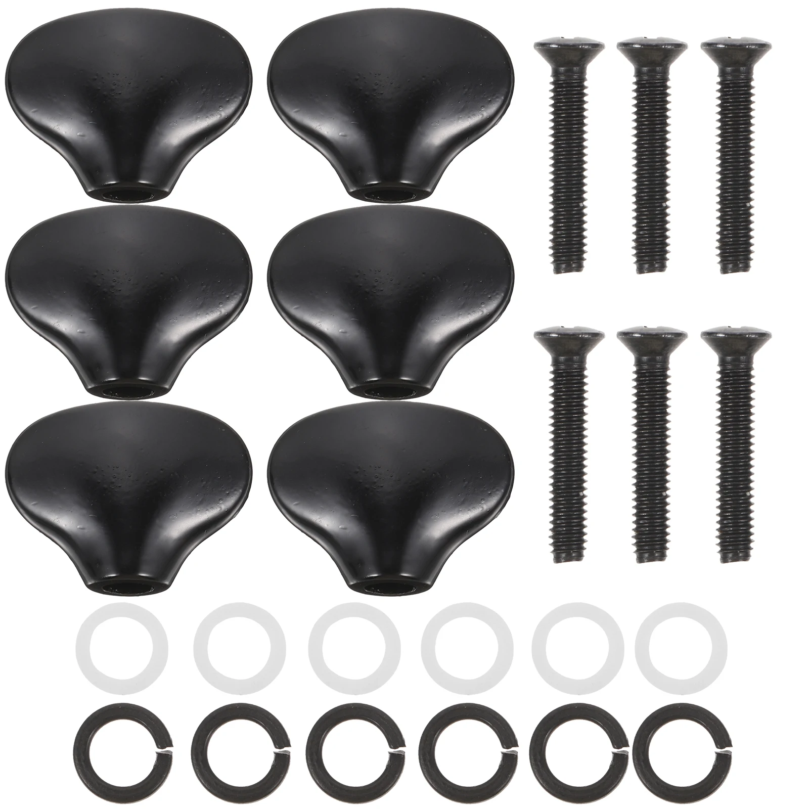 

6 Set Electric Guitar Tuner Handle Guitars Tuning Pegs Tuners Zinc Alloy Machine Button