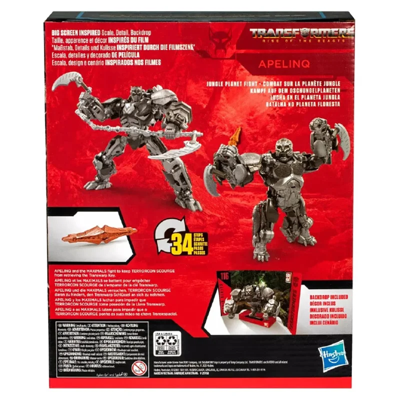 Hasbro Oryginalne Transformers Studio Series Apelinq SS118 Figurki Akcji Zabawki dla Chłopców Dziewcząt Prezent Kolekcjonerski Model Ozdoby