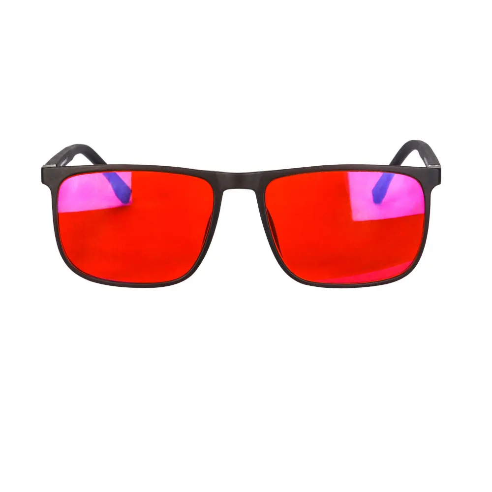 SHINU Good Sleep Blaulicht-blockierende Brille für Herren, rote Gläser, Anti-Grünlicht, beseitigt die Belastung der Augen, kann individuell angepasst werden – Detail 21
