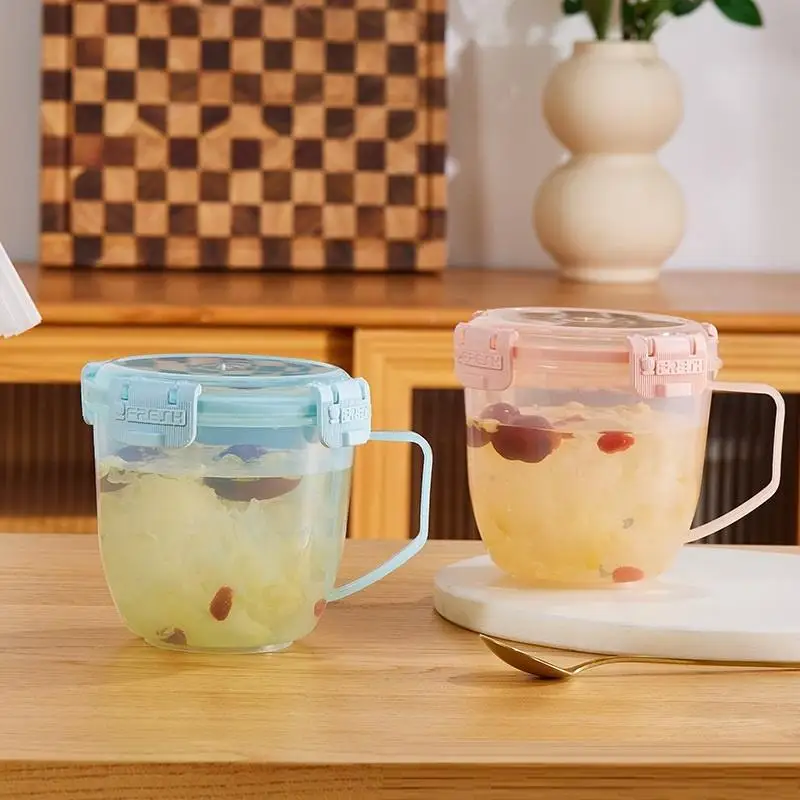 Easy Open Fridge Organizer Food Storage Containers Sealed Jars for Fresh Fruit Snacks Suitable for Kids Elders