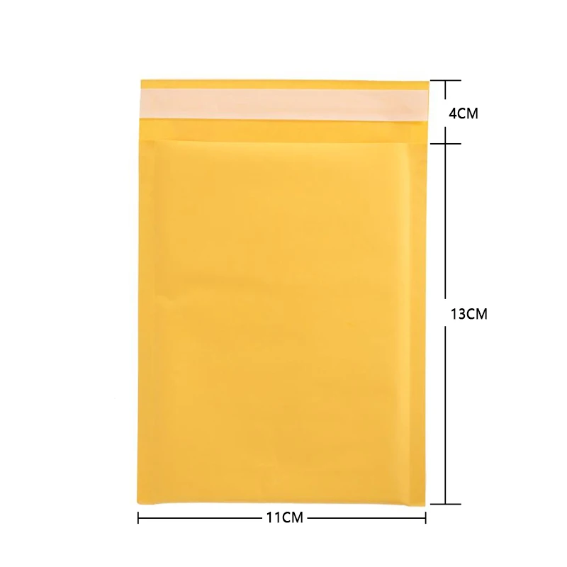 50 pçs/lote papel kraft bolha envelopes sacos mailers acolchoado envio envelope com sacos de embalagem bolha sacos de armazenamento de correio