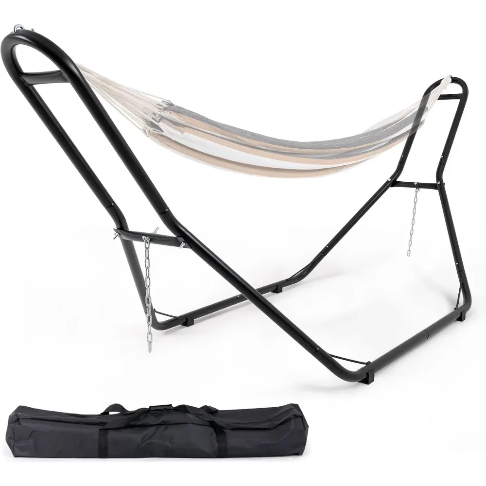 Heavy Duty Steel Hammock Frame, Hammock Stand Only, 550 LBS Capacidade, se encaixa 9 pés a 13 pés, Rack