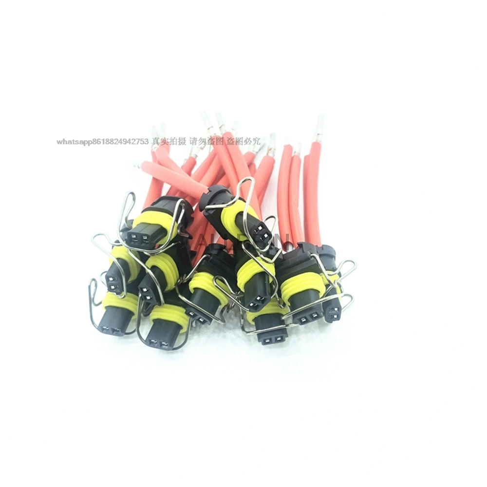 1PCS FOR CATERPILLAR CAT 330D 336D/C9 Excavator Injector plug injector solenoid valve harness plug Excavator Accessories