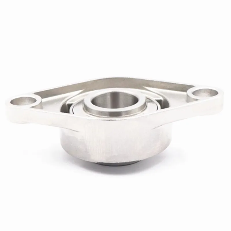 1PCS 202 304 Stainless Steel Outer Spherical Bearing Diamond Belt Base SUCFL201 UCFL202 UCFL203 UCFL204 UCFL205