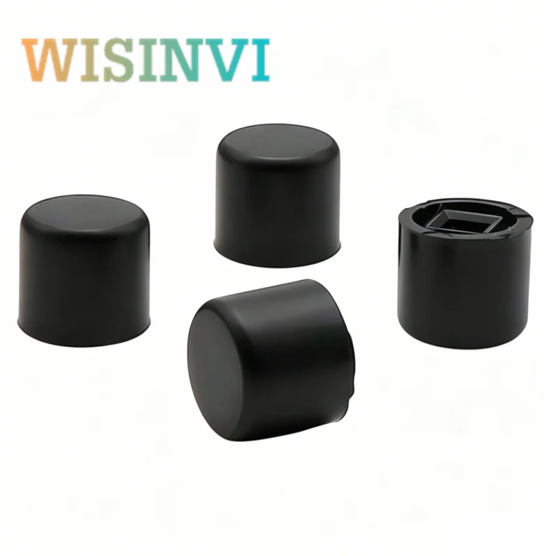 20pcs Plastic Round Tactile Switch Cap 10*9mm Square Hole 3.2mm Push Button Cover For 6x6mm Tact Switch Power Panel Key Cap