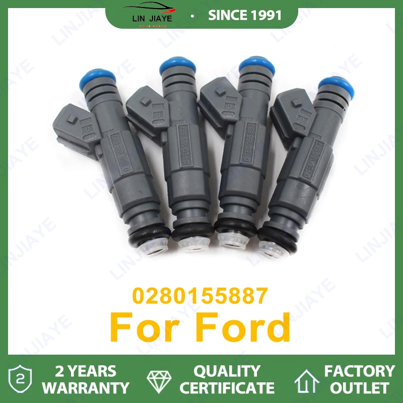 

1/4 шт. топливная форсунка 0280155887 XS4U-AA для Ford Escape Focus Mercury 1998 1999 2000 2001 2002 2003 2004