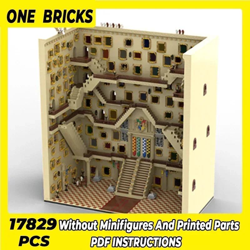 Moc Building Bricks Famas Movie Model Stair Room Technology Modular Blocks Holiday Gifts Toys For Children DIY Sets Assembly