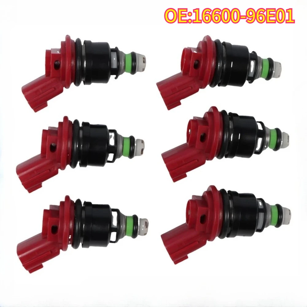 

High quality New For 6PCS 16600-96E01 Artudatech Set Injectors For Infiniti I30 for Nissan Maxima 1660096E01 16600-96E01