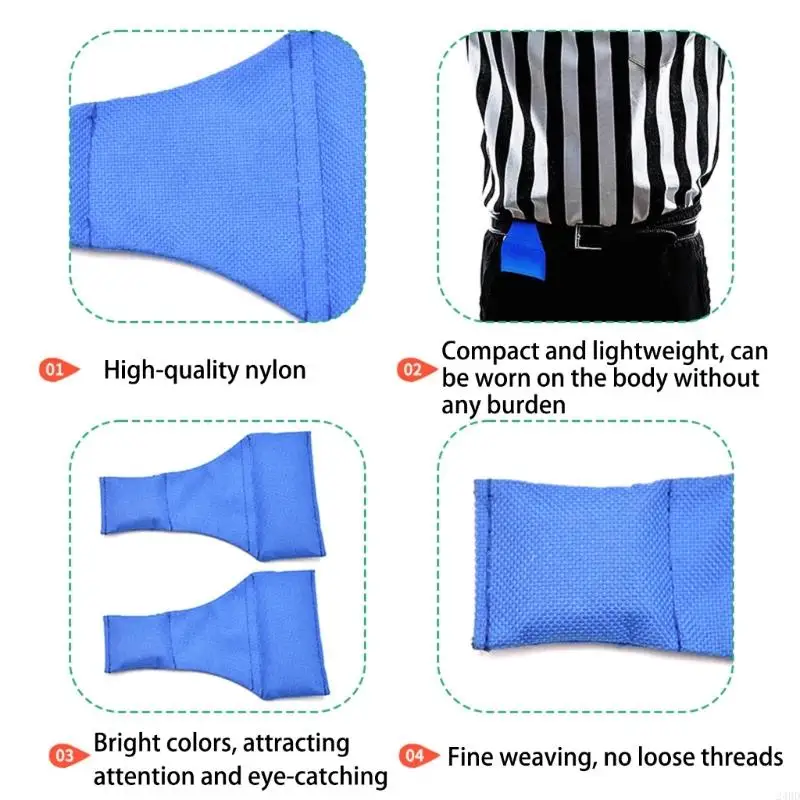 Professioneller Fußball-Schiedsrichter-Sitzsack, kompakt, hochwertiges Oxford-Gewebe für effizientes Spielmanagement und 24BD