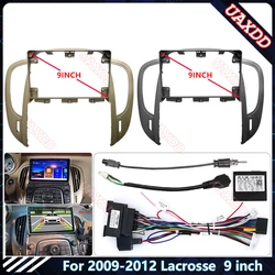 For BUICK 2009-2012 Lacrosse 9inch 2 Din Car CD DVD MP5 player Radio Android stereo Harness screens dashboard cables frame canbu