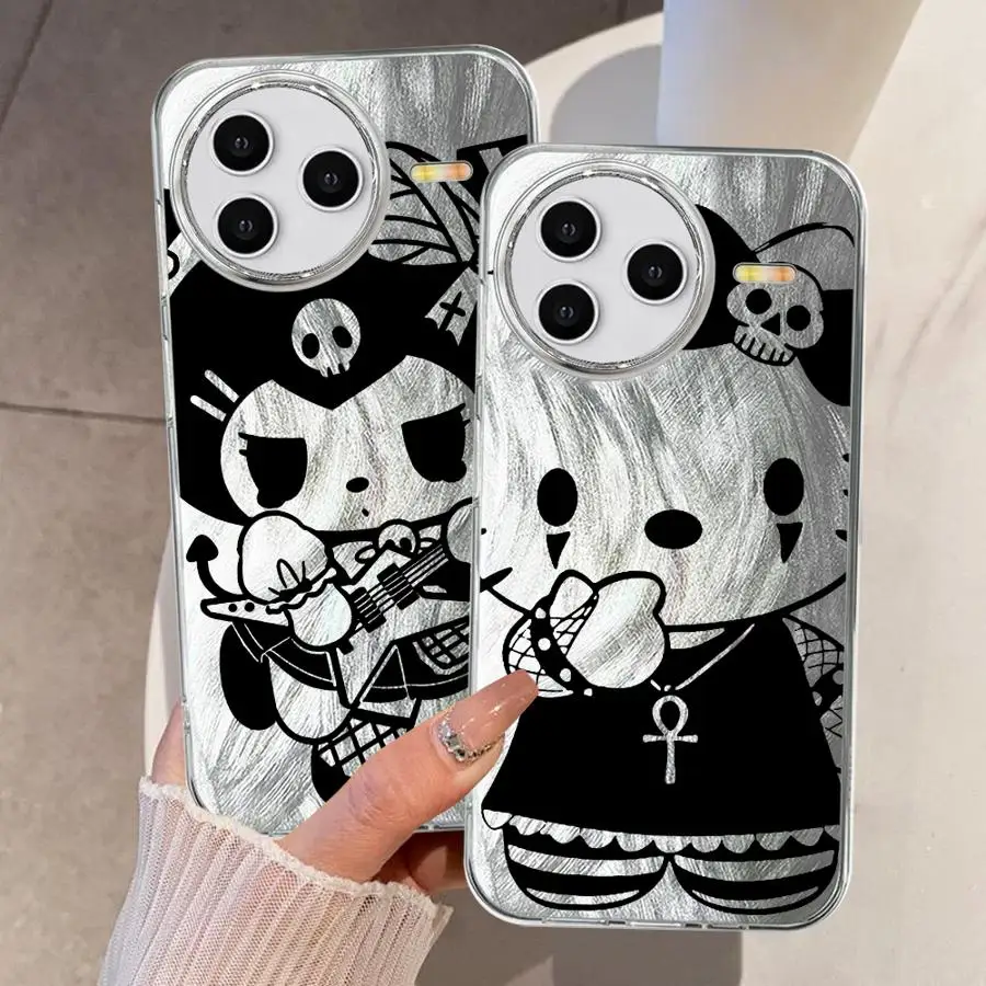 Sanrio Hello Kitty Kuromi Soft Shell Case for Xiaomi Redmi K80 Pro 13C A3x 14C Note 9 10 Pro