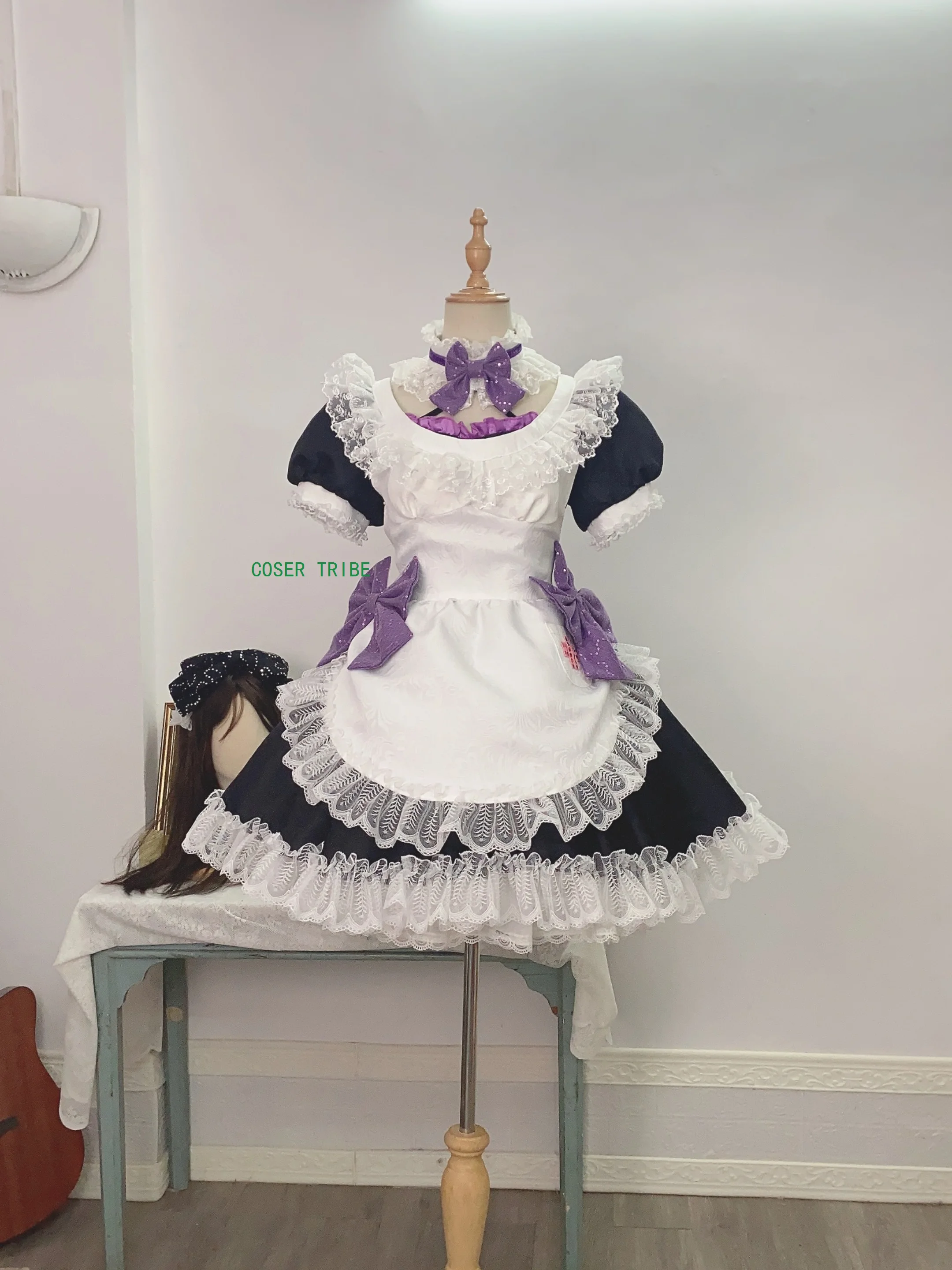 Lovelive Nishikino Maki traje de sirvienta vestido Cosplay disfraz Cos juego Anime uniforme de fiesta Halloween juego ropa de rol