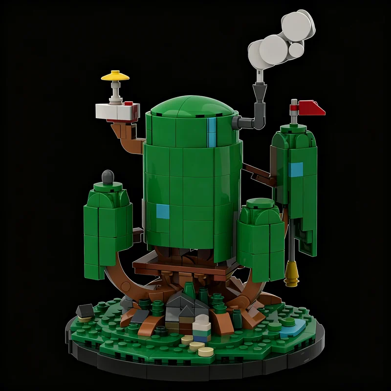 2922 個 MOC アドベンチャー タイム ザ ランド OOO パック マイクロ アーキテクチャ モデル ビルディング ブロック 建設 クリスマス ギフト おもちゃ 子供