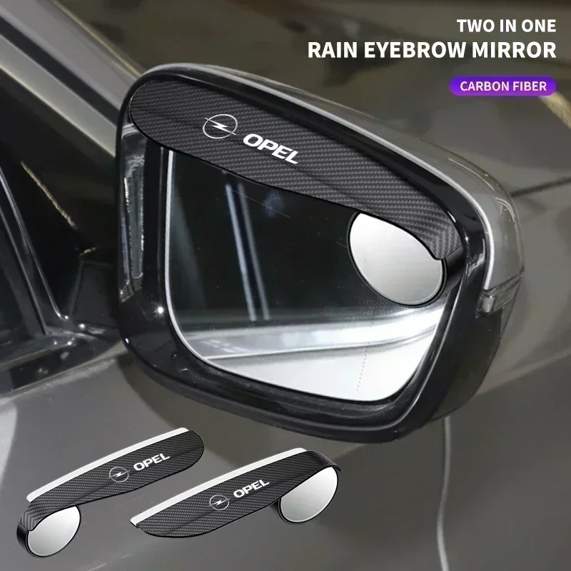 

2pcs Adjustable Rain Eyebrow Small Round Mirror For Opel Meriva Corsa Astra Vivaro Signum Insignia Mokka Adam Combo Junior