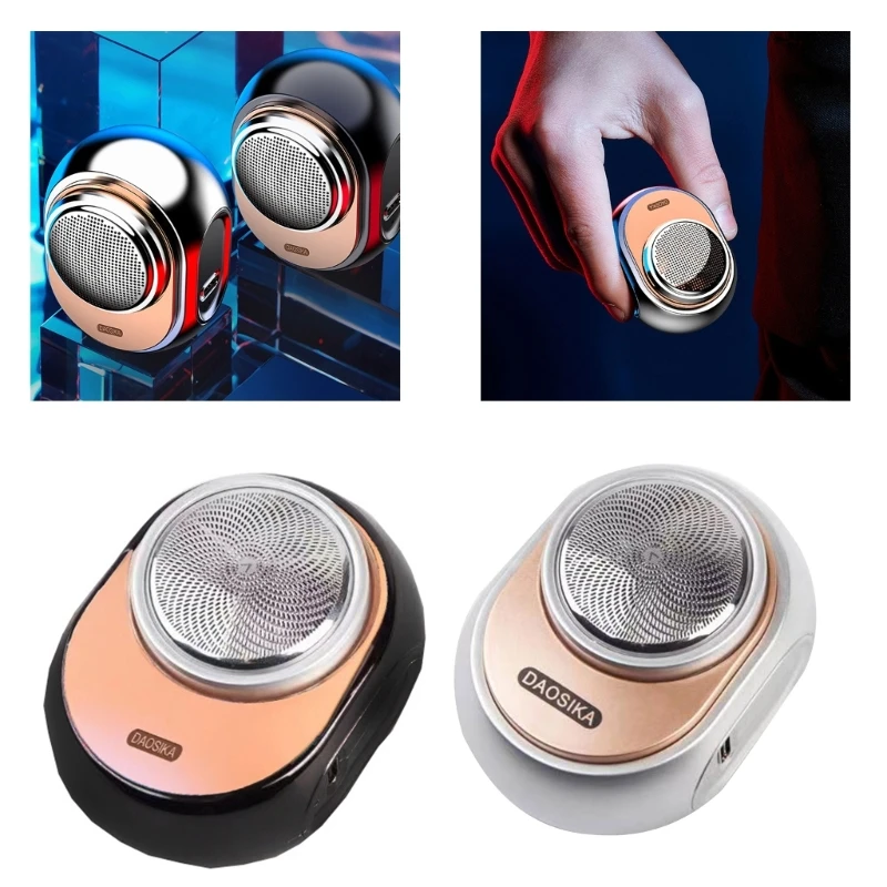 M2EE Mini barbeador para veículo elétrico, lâmina portátil para viagem ar livre, recarregável por USB