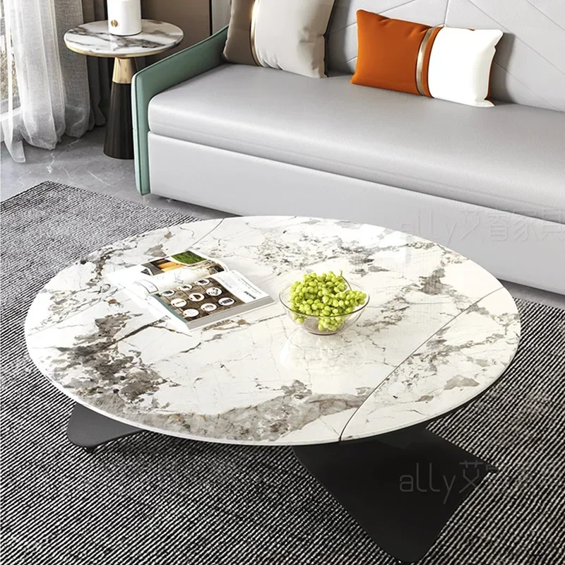 Luxury Adjustable Coffee Tables Modern Extendable Mobile Marble Side Table Mesa Lateral Table Basse Pour Salon Home Furniture