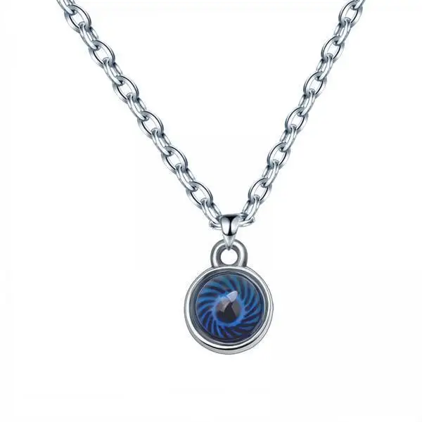 Mood Necklace Fashion Color Changing Pendant Stainless Steel Adjustable Jewelry for Women Daily Engagement Gift