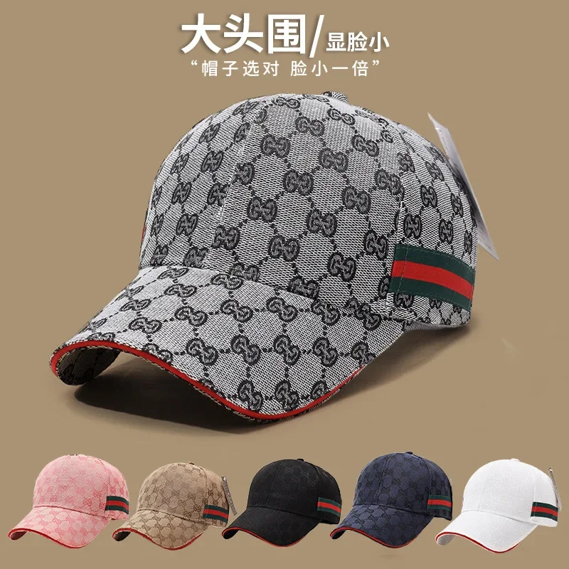European and American Baseball Caps, Female Senior Hipsters, Widened Caps, Big Brim Hats for Autumn and Winter.