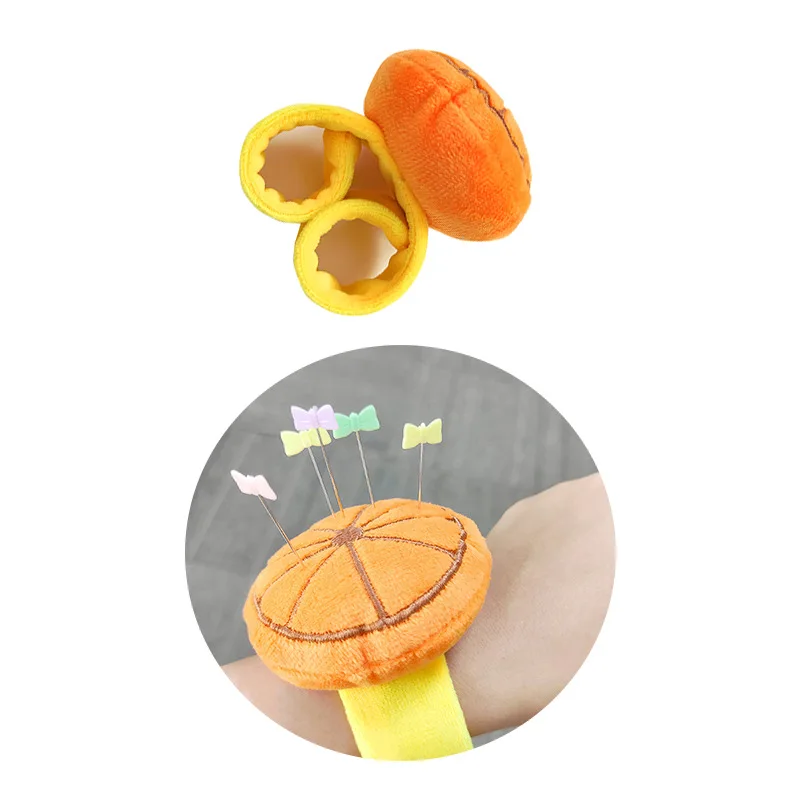 1pc pineapple Shape Needle Pin Cushion Holder Sewing Kit DIY Craft Sewing Pin Elastic Wrist Band Pincushions