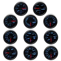 Pantalla Dual LED de 7 colores, medidor automático de presión de aceite, temperatura de aceite, RPM, relación de combustible de agua, voltios, aire, EGT, tacómetro, 2 "", 52mm