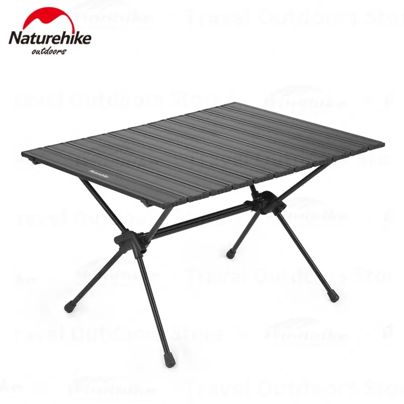 

Naturehike Folding Table Portable Outdoor Traveling Camping Equipment Egg Roll Table 5.8kg Lightweight Aluminum Alloy Table