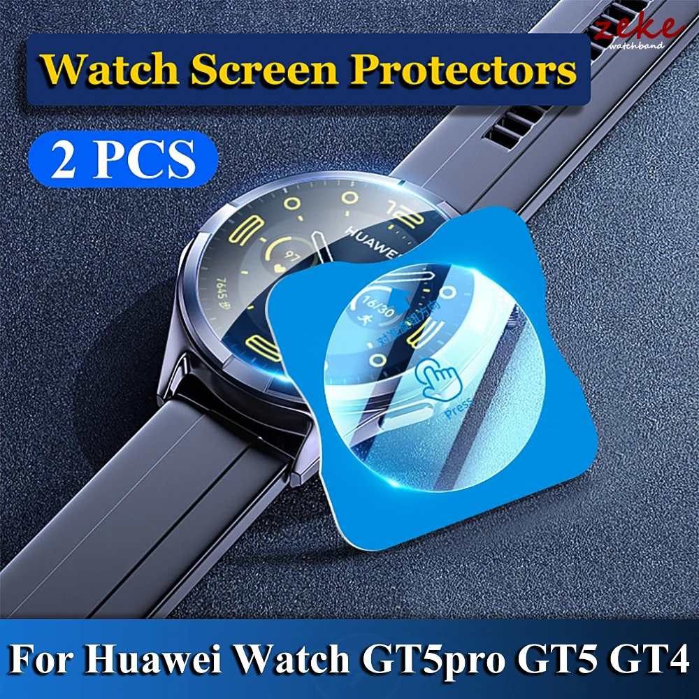 

2PCS Screen Protector for Huawei Watch GT 5 / GT5 Pro GT4 46mm 42mm 41mm Tempered Glass Anti-Scratch Protection Film Accessories