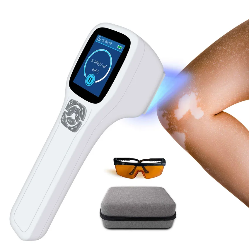 308nm Excimer UVB Light Therapy For Vitiligo Psoriasis Eczema Treatment Lamp Ultraviolet Phototherapy Instrument 49 Diodes