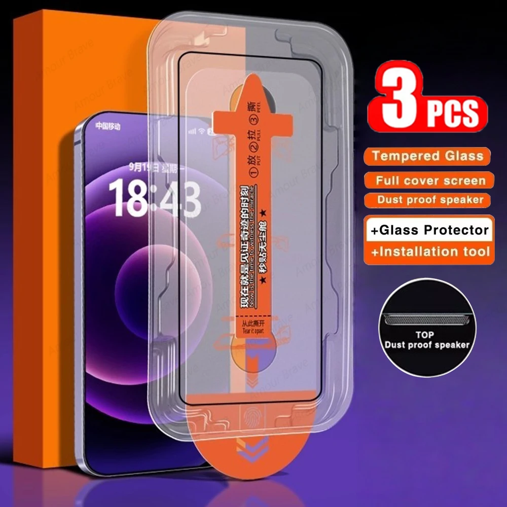 3 Stück 8K Staubfreie Einfache Installation Gehärtetes Glas für Xiaomi 17 Pro Max 15T 14T 13 12T Pro Oleophobe Beschichtung Displayschutzfolien