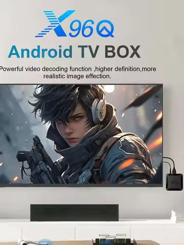 Global Smart Android TV Box X96Q 4K Smart TV BOX Wifi Youtube Tiktok 5V/2A Multi Language Streaming Media Player Set Top Box